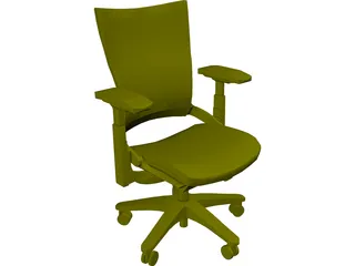 Allsteel Chair 9 3D Model preview