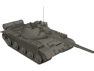T-62 3D Model preview