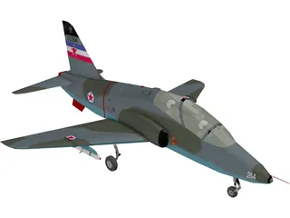 BAE Hawk G-4 Soko 3D Model preview