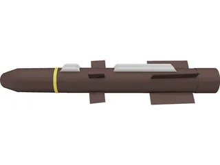 Hellfire MSL 3D Model preview