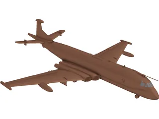 Hawker Siddeley Nimrod 3D Model preview