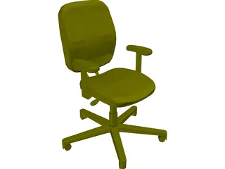 Allsteel Chair 11 3D Model preview