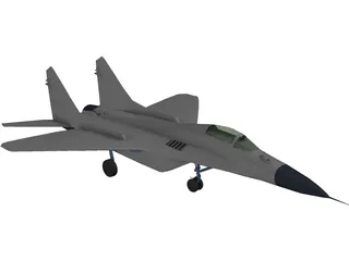MiG-29A 3D Model preview
