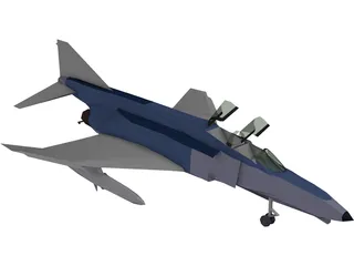 McDonnell Douglas F-4 Phantom II 3D Model preview