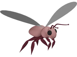 Bee 3D Model preview