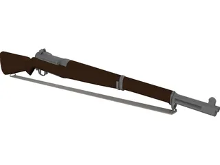 M-1 Garand 3D Model preview