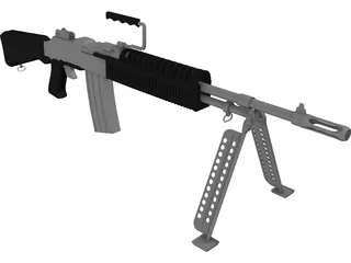 BAR Spec Ops 3D Model preview