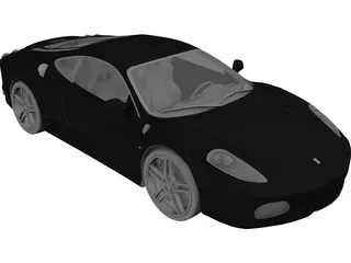 Ferrari F430 3D Model preview