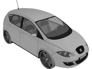 Seat Altea (2004) 3D Model preview