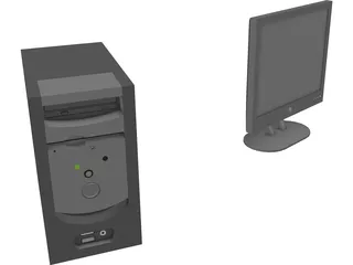 Dell Computer 3D Model preview