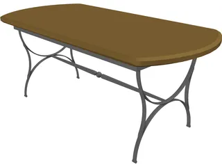 Table 3D Model preview