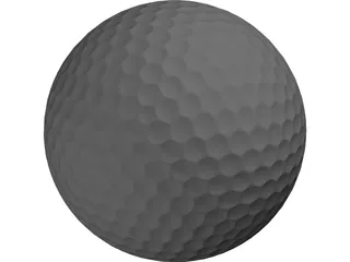 Golf Ball 3D Model preview
