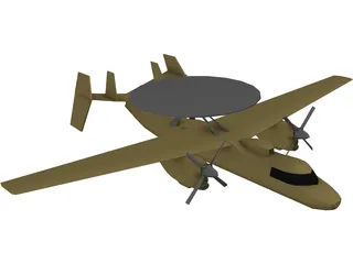 AWACS 3D Model preview