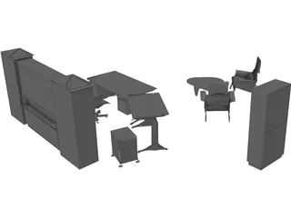Room Interior 3D Model preview
