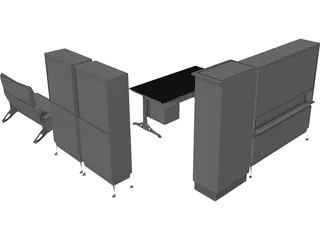 Room Interior 3D Model preview