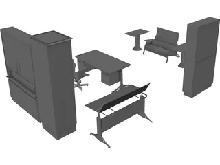 Room Interior 3D Model preview