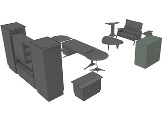 Room Interior 3D Model preview