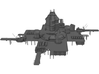 SF Base 3D Model preview