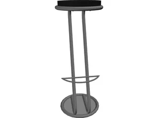Barstool 3D Model preview