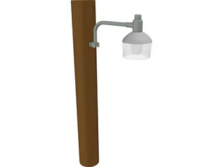 Street Lamp 3D Model preview
