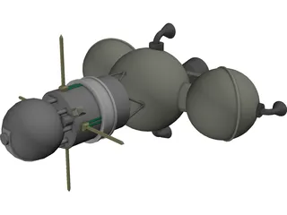Luna 16 3D Model preview