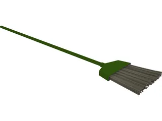 Sweep Broom 3D Model preview