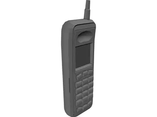 Cordless Phone 3D Model preview