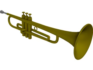 Trumpet 3D Model preview