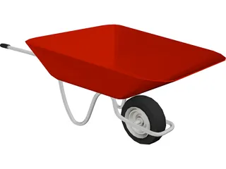 Wheelbarrow 3D Model preview