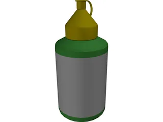 Paint Pot 3D Model preview