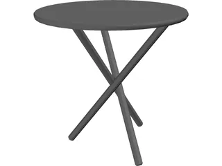 Tripod Table Jabrun 3D Model preview