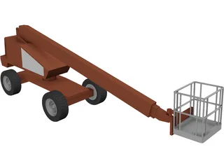 Snorkelift Man-Lift 3D Model preview