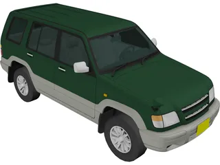 Isuzu Big Horn 3D Model preview