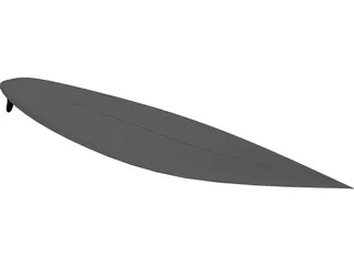 Surfboard 3D Model preview