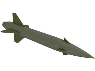 AGM-12 Bullpup Missile 3D Model preview