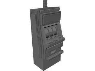 Slot Machine 3D Model preview