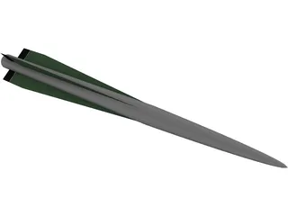 Surface to Air Missile (SAM) 3D Model preview