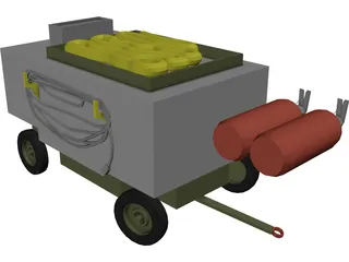 USAF Dash 60 (Power Unit) 3D Model preview