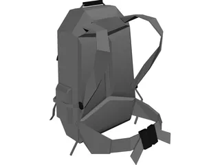 Bag Slalom 40 (Medium Touristic For Tourists And Outdoors) 3D Model preview