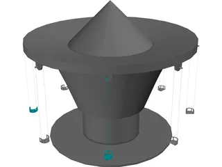Carrousel 3D Model preview