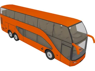 Bus 3D Model preview