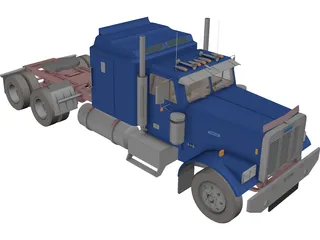 Freightliner Aerodyne 3D Model preview