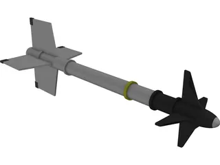 Sidewinder AIM-9 3D Model preview