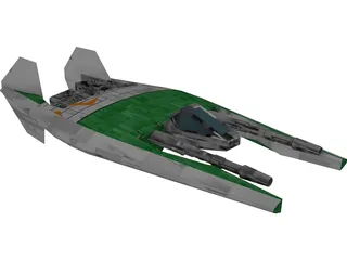 Narn Regime Fighter 3D Model preview