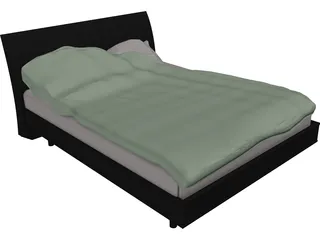 Bed 3D Model preview