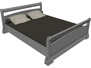 Bed 3D Model preview