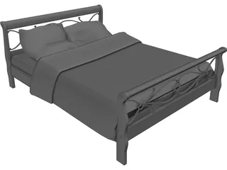 Bed Jean 3D Model preview