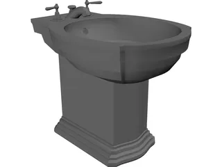 Bidet 3D Model preview