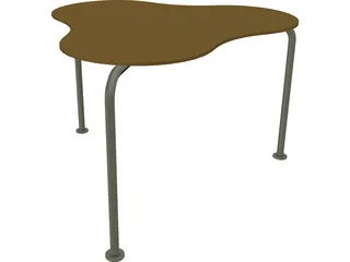 Fellini Table 3D Model preview