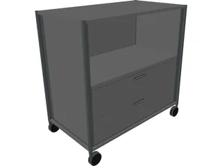 Closet 3D Model preview